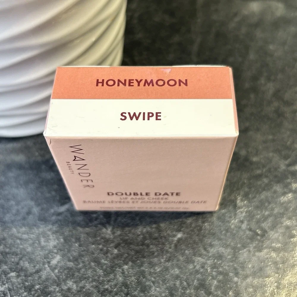 Wander Beauty Double Date Lip Cheek Duo Honeymoon‎ Swipe Full Size SEALED
